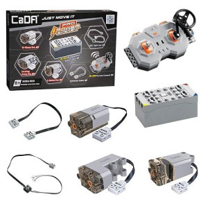 Cada Technology S059 Power Supply Function Kit For Technology Vehicles Car Including 3 Motors, Leds, Battery Box And 2.4Ghz Remote Control
