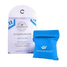 Shakalo Sandscreen Sand Removal Bag | Talc-Free And Reef Friendly | Fresh, Clean And Sand Free | Great For The Whole Family!(Pack Of 1)