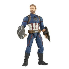 Marvel Hasbro Avengers Infinity Hasbro Legends Series, 15 Cm Captain America Action Figure, Premium Design, Includes 5 Accessories, Multi-Colour, F01855L0