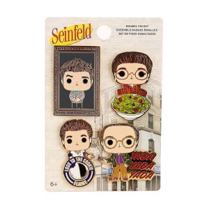 Funko Seinfeld All Character Pop 4 Pack Of Pin Set