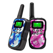 Walkie Talkie For Kids, Toys For 3-12 Year Old Boys Girls With Backlit Lcd Display And Flashlight Range Up To 3 Km Gifts For 3-12 Year Old Boys Girls