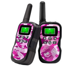 3-12 Year Old Girl Gifts, Walkie Talkies For Kids Toys For 3-12 Year Old Boys Girls Gifts For 5-10 Year Old Boys Girls Pink