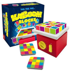 Roo Games Kaboom Blocks - Fast-Paced Matching And Building Game - For Ages 7+ - Board Game For Kids - Match And Build The Pattern Before The Board Pops!