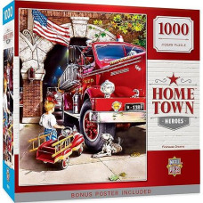 Masterpieces 1000 Piece Jigsaw Puzzle for Adults, Family, Or Kids - Firehouse Dreams - 1925x2675