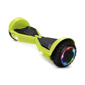 Jetson Spin All Terrain Hoverboard with LED Lights, Self-Balancing Hoverboard with Active Balance Technology, Range of Up to 7 Miles, Ages 13+, Electric Yellow, JAERO-ELc