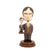 Surreal Entertainment The Office Double Dwight Resin Bobblehead | Collectible Action Figure Statue, Desk Toy Accessories | Novelty Gifts For Home Office Decor | 5 Inches Tall