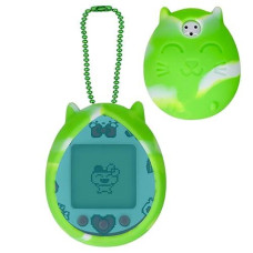 Silicone Cover Case For Jujutsu Kaisen Tamagotchi Nano, Protective Sleeve Skin Case For Hello Kitty And For Pac-Man Device Interactive Game Machine(Only Cover)(Green)