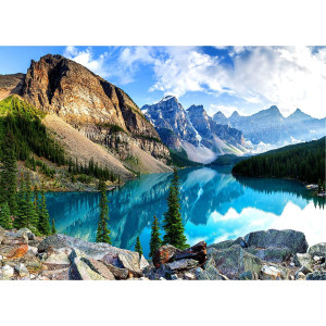Yundu 1000 Piece Puzzles For Adults, Moraine Lake Jigsaw Puzzle