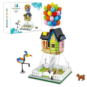 Enjbrick Up Balloon House Building Kit For Kids Age 8-14 Yrs,Creative Building Block Set 635Pcs,Girl Toys For Christmas And Birthday Gifts,Tensegrity Sculptures Building