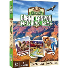 Masterpieces Officially Licensed National Parks Jr. Ranger Picture Matching Card Game For Kids And Families