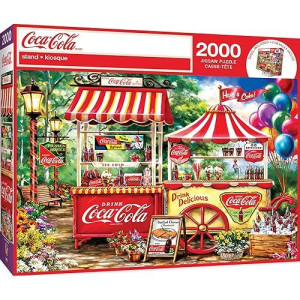Masterpieces 2000 Piece Jigsaw Puzzle For Adults And Families - Coca-Cola Stand - 39"X27"