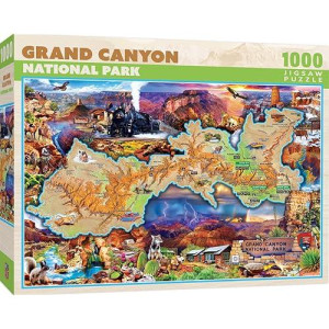Masterpieces 1000 Piece Jigsaw Puzzle For Adults, Family, Or Kids - Grand Canyon National Park - 19.25"X26.75"