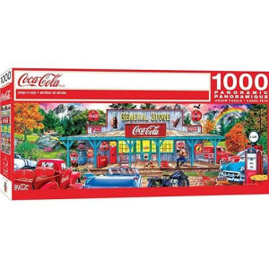 Masterpieces 1000 Piece Jigsaw Puzzle For Adults And Families - Coca-Cola Stop N Sip - 13"X39"