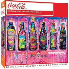 Masterpieces 300 Piece Ez Grip Jigsaw Puzzle - Coca-Cola Bottles - 18"X24"