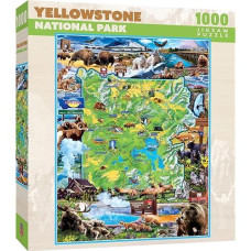Masterpieces 1000 Piece Jigsaw Puzzle For Adults, Family, Or Kids - Yellowstone National Park - 19.25"X26.75"