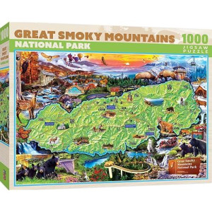 Masterpieces 1000 Piece Jigsaw Puzzle For Adults, Family, Or Kids - Great Smoky Mountains - 19.25"X26.75"