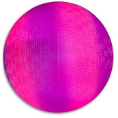 Toys+ 8.5 Inch Playground Balls Red, Blue, Green, Yellow And Rainbow! (1 Ball, Purple Stripe)