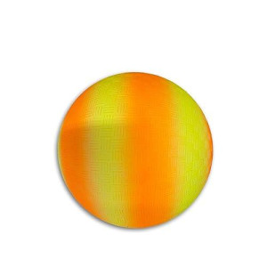 8.5 Inch Playground Balls Red, Blue, Green, Yellow And Rainbow! (1 Ball, Orange Strip)