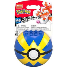 Mega Construx Pokemon Goldeen Poke Ball Building Set