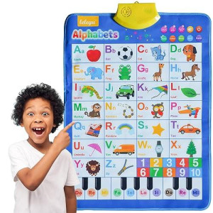 Funwish Electronic Interactive Alphabet Wall Chart,Toddler Learning Activities,Electronic Alphabet Poster Wall Chart,Early Education,Alphabet.