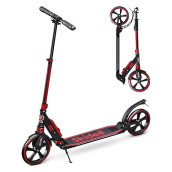 Scooter for Kids Ages 6-12 - Scooters for Teens 12 Years and Up - Adult Scooter with Anti-Shock Suspension - Scooter for Kids 8 Years and Up with 4 Adjustment Levels Handlebar Up to 41 Inches High