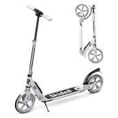 Scooter For Kids Ages 6-12 - Scooters For Teens 12 Years And Up - Adult Scooter With Anti-Shock Suspension - Scooter For Kids 8 Years And Up With 4 Adjustment Levels Handlebar Up To 41 Inches High