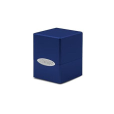 Ultra Pro E-15586 Satin Cube Deck Box-Pacific Blue, No Pattern