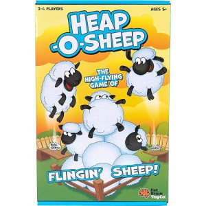 Fat Brain Toys Heap-O-Sheep - Game Of Catapulting Sheep, 6 To Adult, 2 To 4 Players