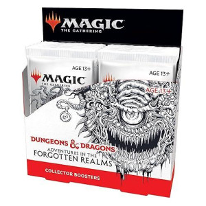 Magic: The Gathering Adventures In The Forgotten Realms Collector Booster Box 12 Packs (180 Magic Cards)
