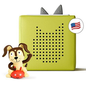 Toniebox Audio Player Starter Set With Playtime Puppy - Imagination Building, Screen-Free Digital Listening Experience For Stories, Music, And More - Green