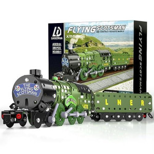 Lucky Doug Stem Building Projects Model Train Set Toys For Boys Kids 8 9 10 11 12 Years Old And Older - 340 Pcs Diy Metal Building Stem Toys