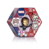Wow! Pods Avengers Collection - Limited Edition Metallic Ironman | Superhero Light-Up Bobble-Head Figure | Official Marvel Collectable Toys & Gifts,Metallic Iron Man,4 Inches