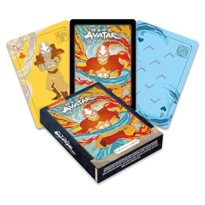 Aquarius Avatar Playing Cards - Avatar: The Last Airbender Shaped Deck Of Cards For Your Favorite Card Games - Officially Licensed The Office Merchandise & Collectibles