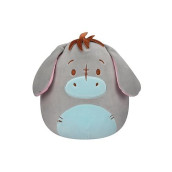 Squishmallows Official Kellytoy Pooh Bear Character 8 Inch Soft Squishy Plush Stuffed Toy Animals (8 Inch, Eeyore)