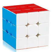 Speed Cube, Speed Cube 3X3 Of Moyu Meilong3C Are Easy Turning And Smooth Play Durable Cubes Toys For Kids And Adults(2.2Inches)