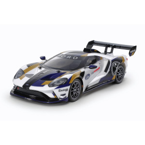 Tamiya 58689 1:10 Ford Gt Mk.Ii 2020 (Tt-02), Remote Controlled Car, Rc Vehicle, Making, Assembly Kit Model, Unisex Adult,Multicoloured