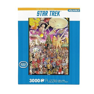 Aquarius Star Trek Puzzle (3000 Piece Jigsaw Puzzle) - Officially Licensed Star Trek Merchandise & Collectibles - Glare Free - Precision Fit - 32 X 45 Inches