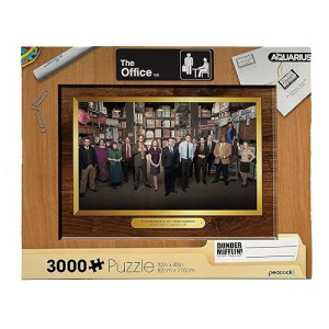 Aquarius The Office Puzzle (3000 Piece Jigsaw Puzzle) - Officially Licensed The Office Merchandise & Collectibles - Glare Free - Precision Fit - 32 X 45 Inches