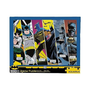 Aquarius Dc Batman Timeline Puzzle (1000 Piece Jigsaw Puzzle) - Officially Licensed Dc Comics Merchandise & Collectibles - Glare Free - Precision Fit - 20 X 28 Inches