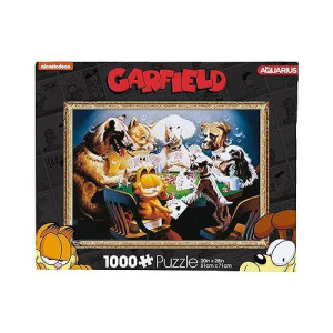 Aquarius Garfield Puzzle (1000 Piece Jigsaw Puzzle) - Garfield Merchandise & Collectibles - Glare Free - Precision Fit - 20 X 28 Inches