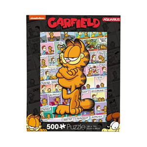 Aquarius Garfield Puzzle (500 Piece Jigsaw Puzzle) - Glare Free - Precision Fit - Officially Licensed Garfield Merchandise & Collectibles - 14X19 Inches