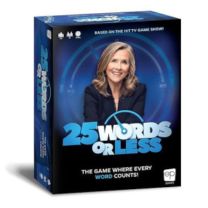 Usaopoly 25 Words Or Less | Fast-Paced Word/Friends & Family Board Game | Based On Popular Tv Game Show With Meredith Vieira