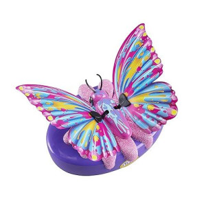 Little Live Pets Butterfly Single Pack - Interactive Lifelike With Flower Base Suction Pad, Dazzling Wings Girls Toy Gift Pet Collectable Butterflies