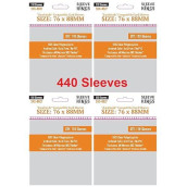 Sleeve Kings "Zombicide Compatible" Sleeves 76 X 88 Mm (4X110 Pack, 440 Sleeves)