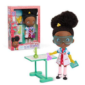 Just Play Ada Twist, Scientist Ada Twist Lab Doll, 12.5 Inch Interactive Doll with Research Lab Accessories, Talks and Sings The The Brainstorm Song