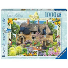 Ravensburger Country Cottage No.14 - Baker'S Cottage 1000 Piece Jigsaw Puzzles For Adults & Kids Age 12 Years Up