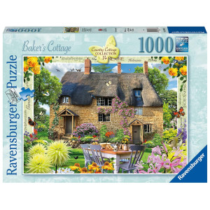 Ravensburger Country Cottage No.14 - Baker'S Cottage 1000 Piece Jigsaw Puzzles For Adults & Kids Age 12 Years Up