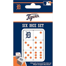 Masterpieces Det3140: Detroit Tigers Dice Set
