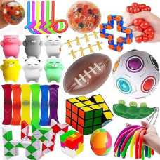 Txdyfc 36Pcs Sensory Fidgets Toys Pack- Relieves Stress And Fidgets For Kids Adults Adhd Add Anxiety Autism, Fidget Toy Set With Birthday Party Favors, Classroom Rewards Prizes, Carnival