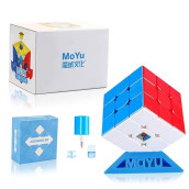 Speed Cube, 48 Pcs Magnets Speed Cube 3X3 Of Moyu Rs3M 2020 Are Easy Turning And Smooth Play Durable Cube For Amateurs And Competitors(2.2Inches)